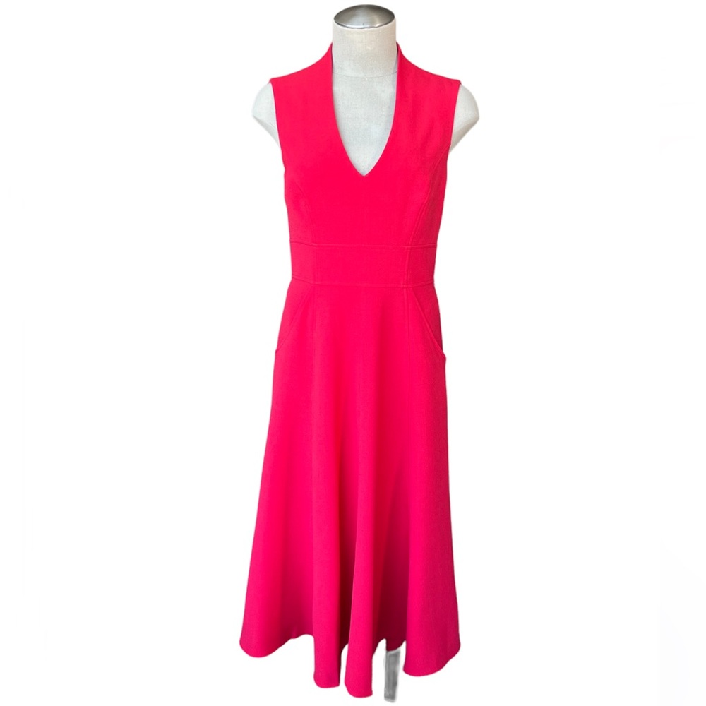 Eliza J Crepe High Low Red Dress Size 4